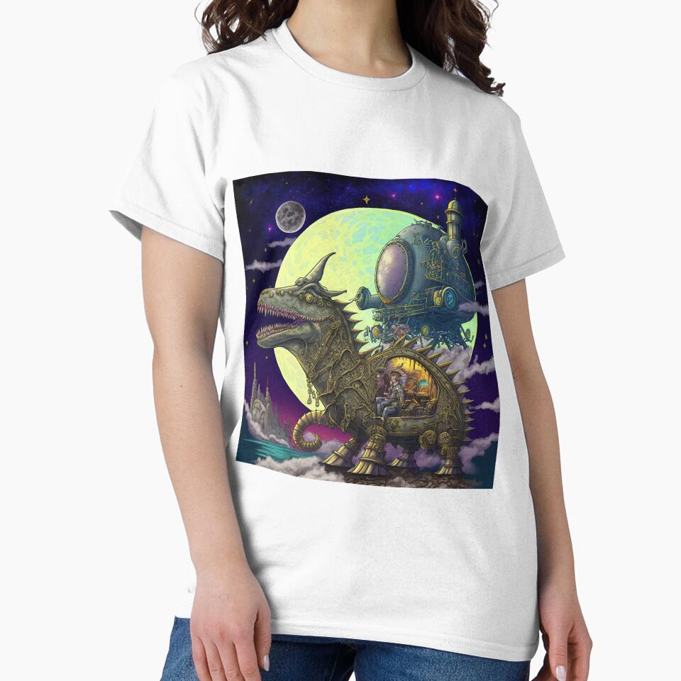 Dinocasa (dinosaur house) by IA-Power T-Shirts, Hoodie, Sweatshirt | BlankRebels.com (Image 2)