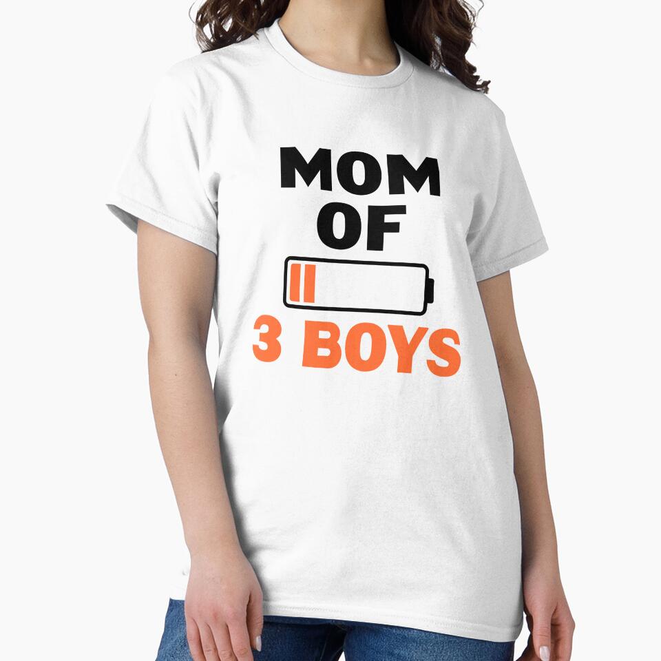 Mom of 3 Boys by Picasmus Tees Hoodie, Sweatshirt | BlankRebels.com (Image 2)