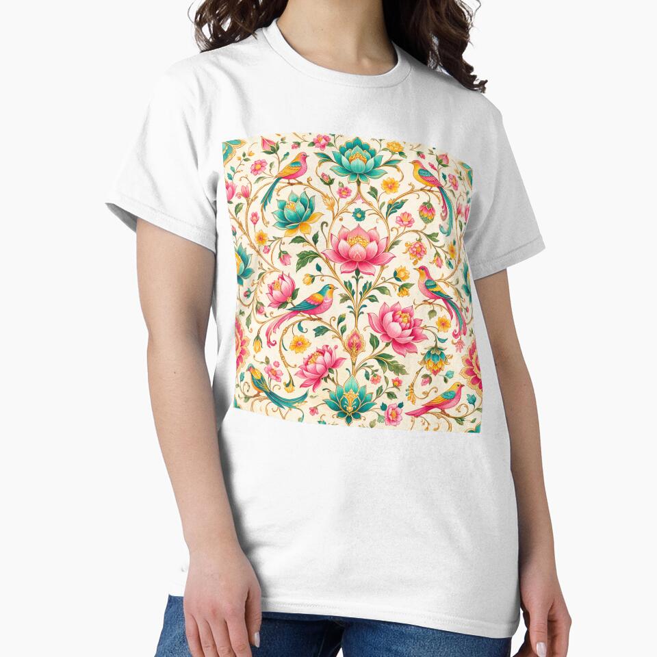 Floral and birdie pattern by DoneAndDusted T-Shirts, Hoodie, Sweatshirt | BlankRebels.com (Image 2)