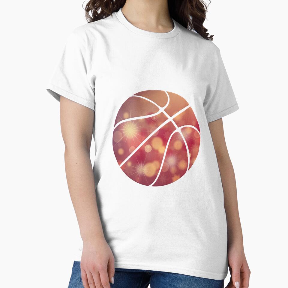 Abstract Basketball Design - Motivational Sports - Red Christmas Stars by Gaming x Sports T-Shirts, Hoodie,... (Image 2)