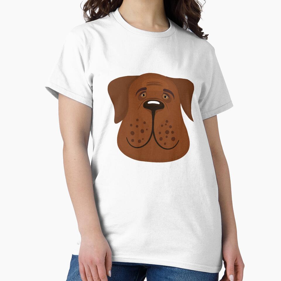 Adorable Neapolitan Mastiff Dog Cute Sticker Design T-Shirt Hoodie by ivaostrogonac Sweatshirt | BlankRebels.com (Image 2)