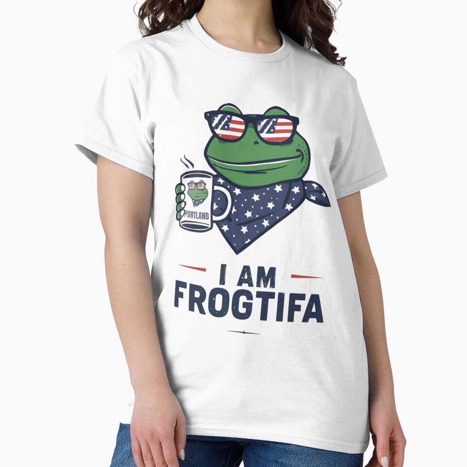 I Am Frogtifa Portland Frog Meme Vibes by ArtPrestigeShop T-Shirts, Hoodie, Sweatshirt | BlankRebels.com (Image 2)