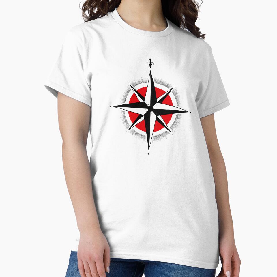 Old School Compass Tattoo by SoulArtLove T-Shirts, Hoodie, Sweatshirt | BlankRebels.com (Image 2)