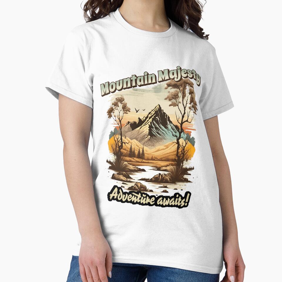 Mountain Majesty Adventure Awaits by Saim776 T-Shirts, Hoodie, Sweatshirt | BlankRebels.com (Image 2)