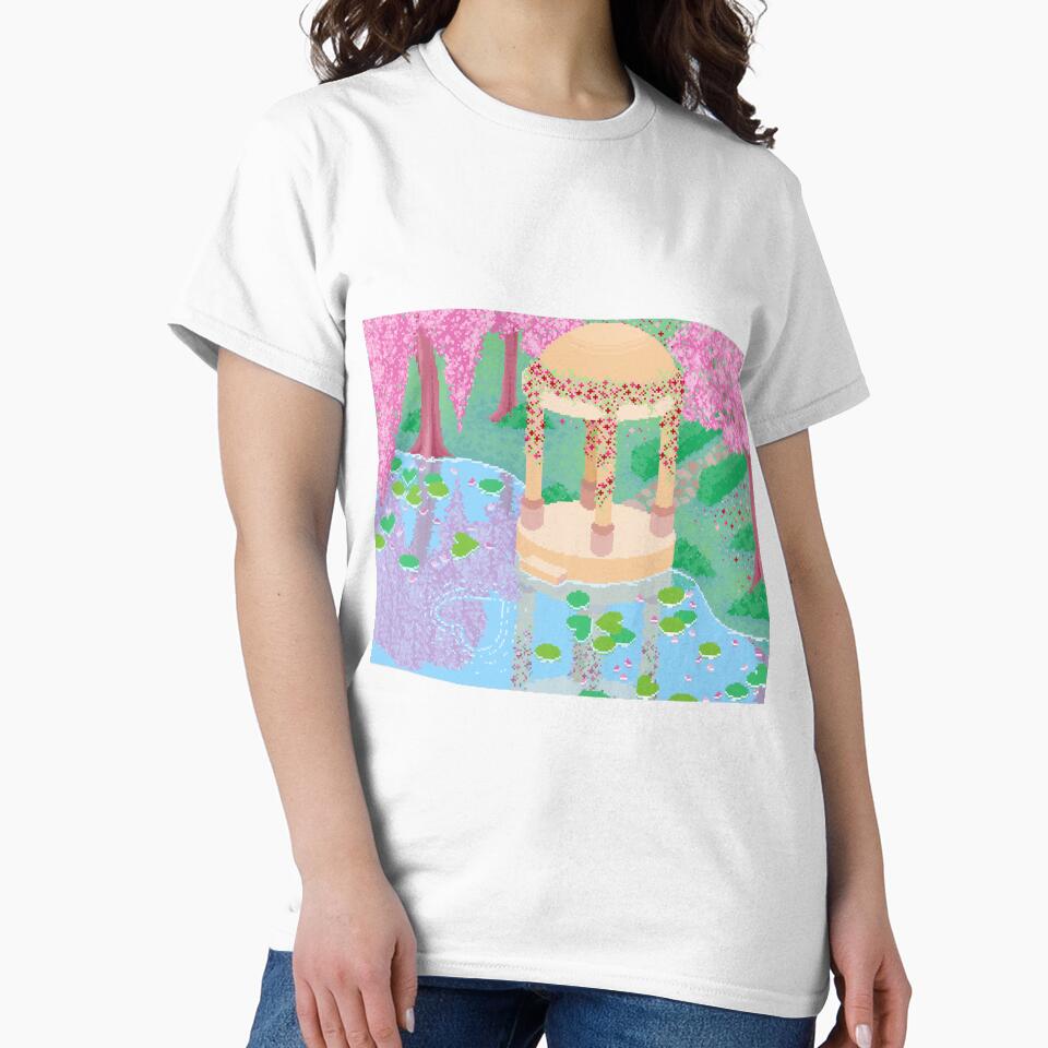 Valentine's Lake Pixel Art by MetallicWings15 T-Shirts, Hoodie, Sweatshirt | BlankRebels.com (Image 2)