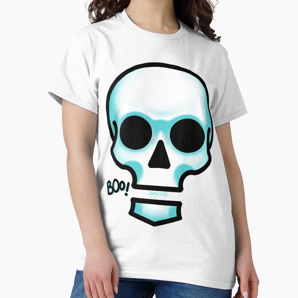 Skull Face by MetroInk T-Shirts, Hoodie, Sweatshirt | BlankRebels.com (Image 2)