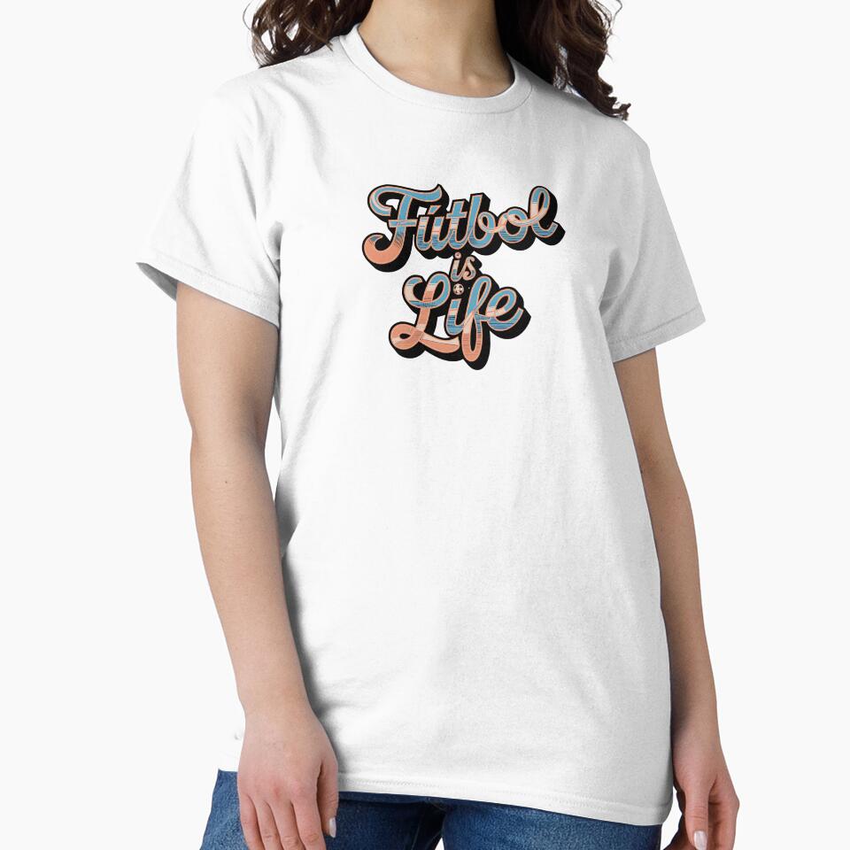 Fútbol is Life Retro Soccer Lovers Passionate Design by Very Good Tees
