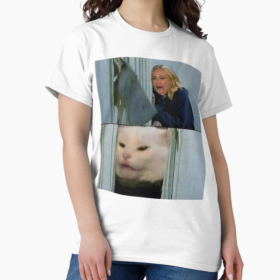 Woman yelling at cat meme by Psyche-Lab