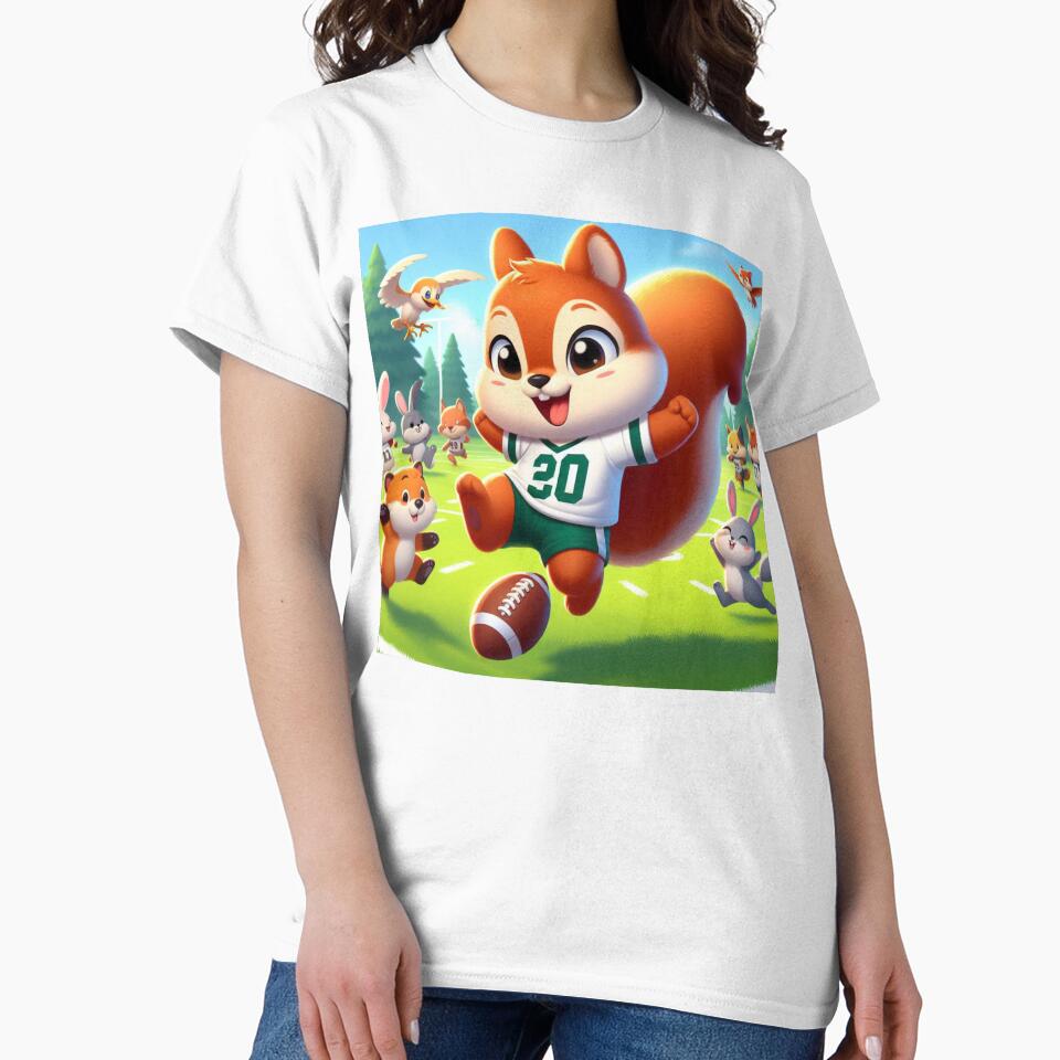 Kids Sports Animal Lover Gift,American football by E.D.CH designs.