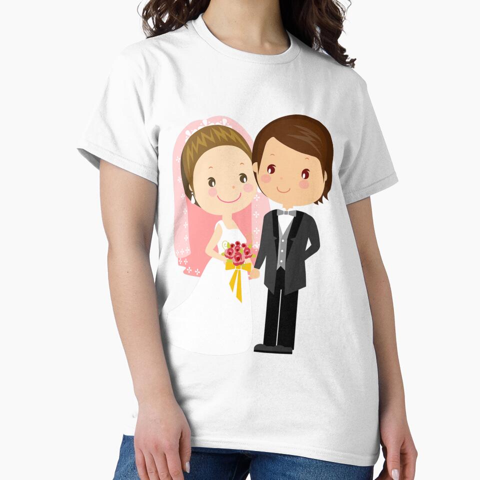 Adorable Just Married Couple in Love by trendarmy T-Shirts, Hoodie, Sweatshirt | BlankRebels.com (Image 2)