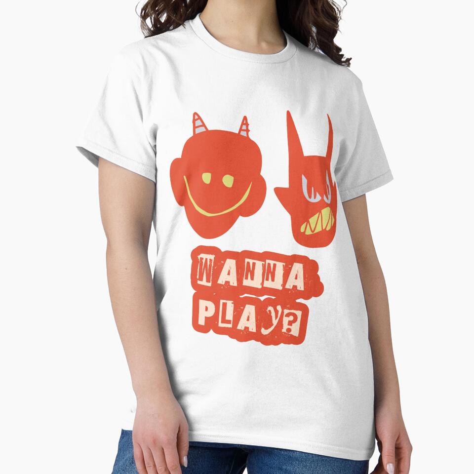 Wanna Play? Funny Demons dark humour Halloween Gift by InkyGenies