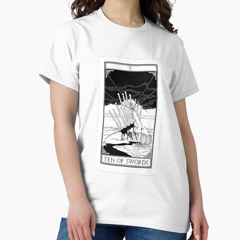 Carrow's Tarot - Ten of Swords by CarrowBrown T-Shirts, Hoodie, Sweatshirt | BlankRebels.com (Image 2)