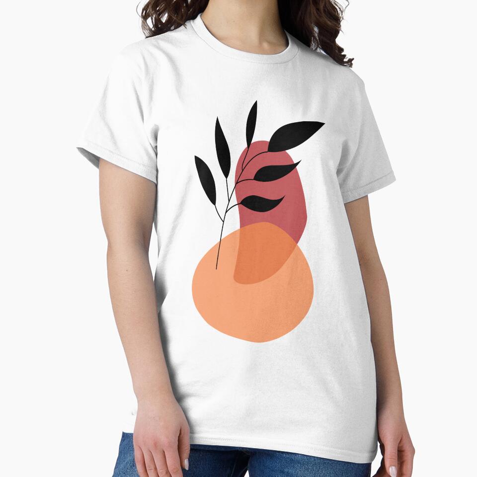 Boho Orange - midcentury modern art prints by sutja T-Shirts, Hoodie, Sweatshirt | BlankRebels.com (Image 2)
