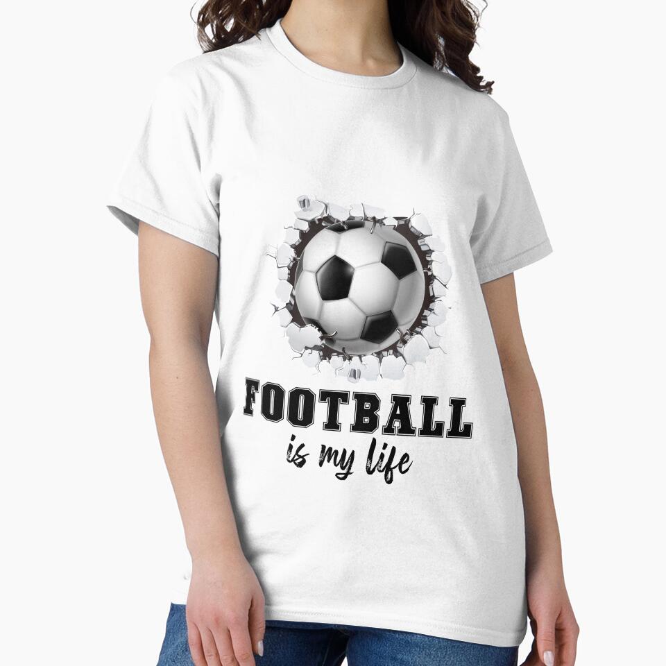 Football is my life by TopDesignArt T-Shirts, Hoodie, Sweatshirt | BlankRebels.com (Image 2)