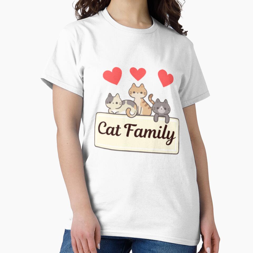 Cat Family - cat lovers by AnimalWorldArtt T-Shirts, Hoodie, Sweatshirt | BlankRebels.com (Image 2)