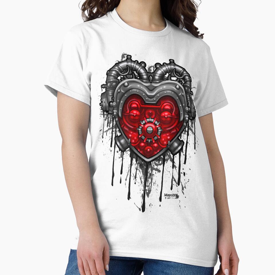 Mechanical Heart by MetroInk T-Shirts, Hoodie, Sweatshirt | BlankRebels.com (Image 2)