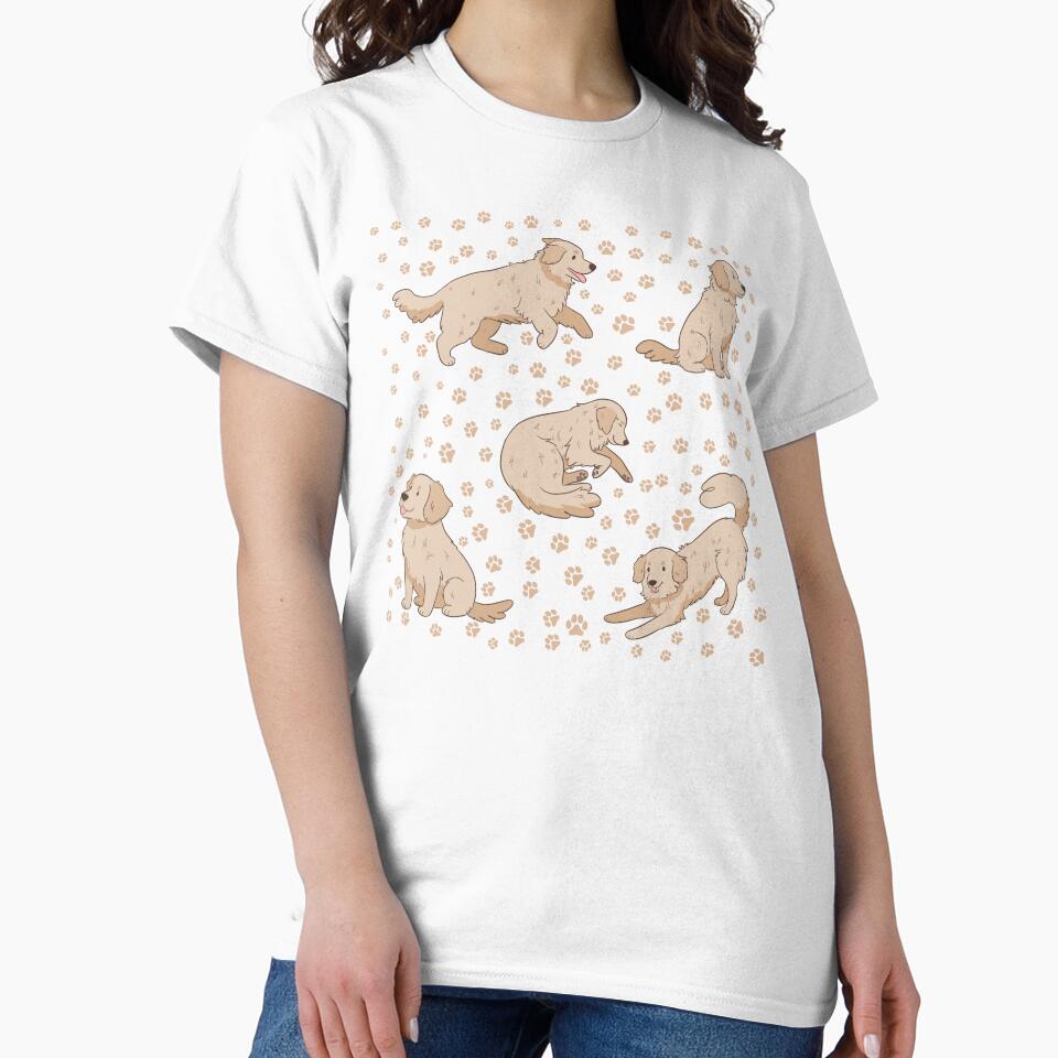 Light Golden Retriever dog pack by Yaragold T-Shirts, Hoodie, Sweatshirt | BlankRebels.com (Image 2)