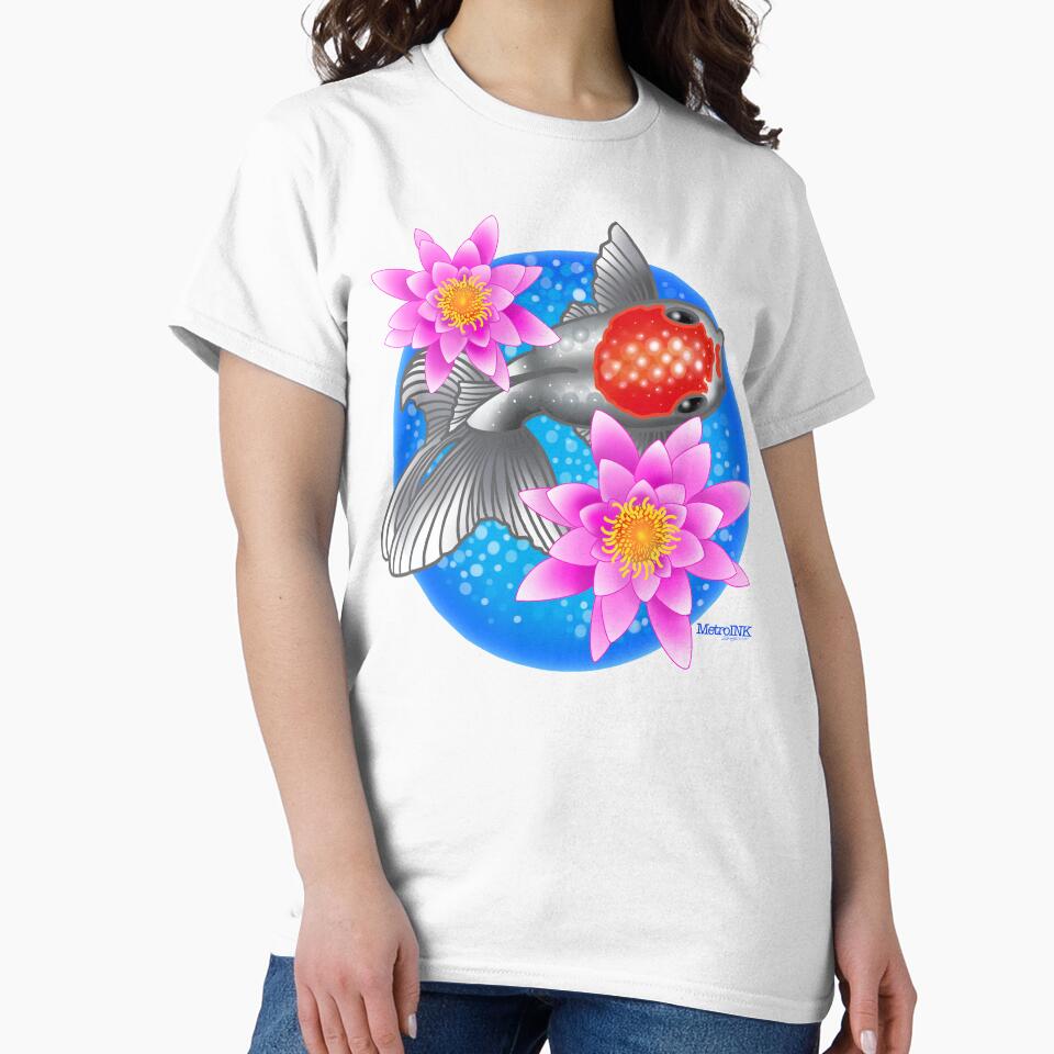 Fish And Lotus by MetroInk T-Shirts, Hoodie, Sweatshirt | BlankRebels.com (Image 2)
