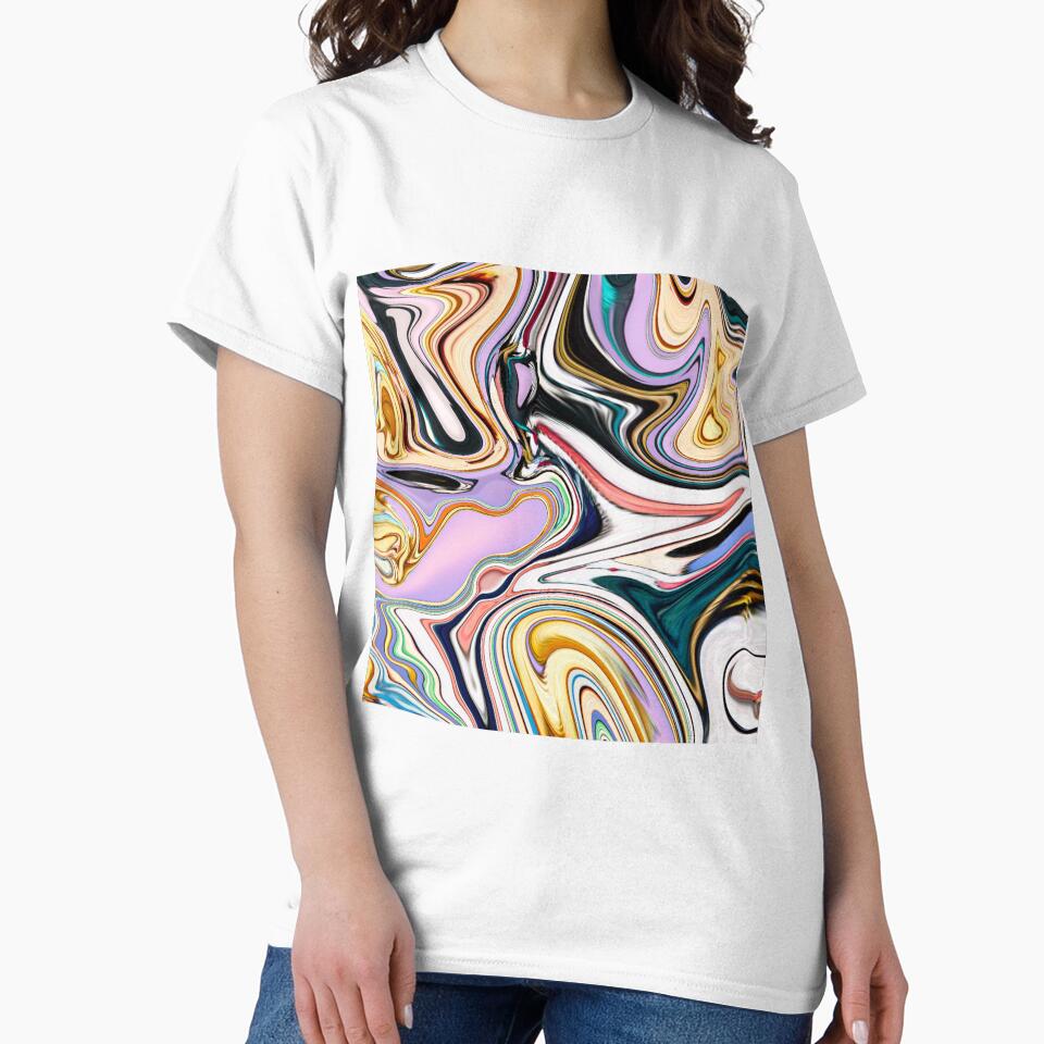Marble Abstract Art colourful by Tshirtstory T-Shirts, Hoodie, Sweatshirt | BlankRebels.com (Image 2)
