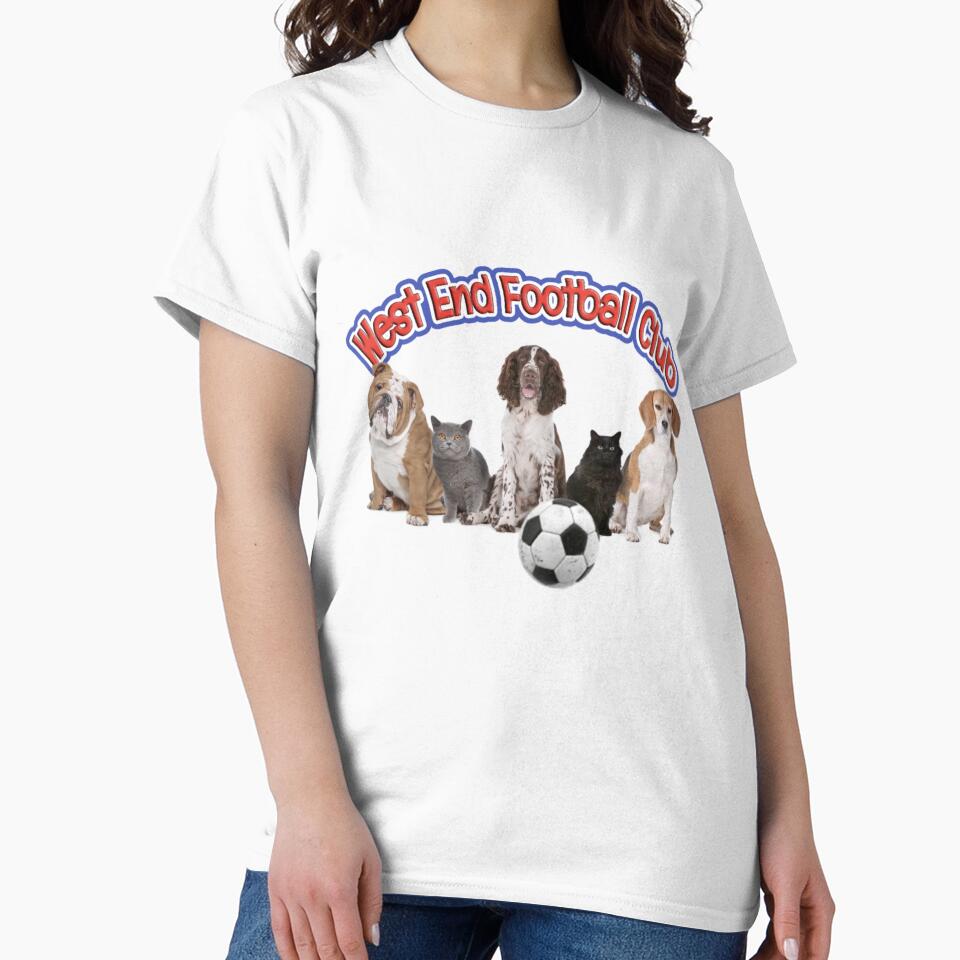 West End Football Club cats and dogs design by West End FC