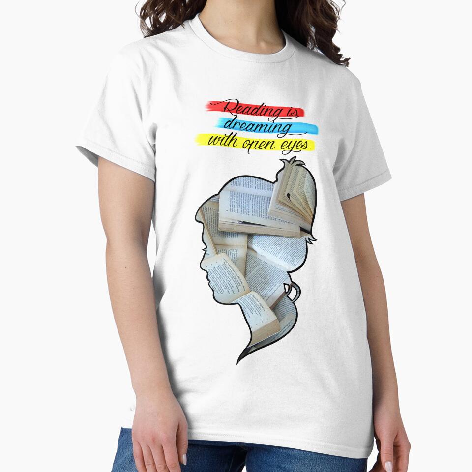 Reading is Dreaming with Open Eyes by kbhend9715 T-Shirts, Hoodie, Sweatshirt | BlankRebels.com (Image 2)