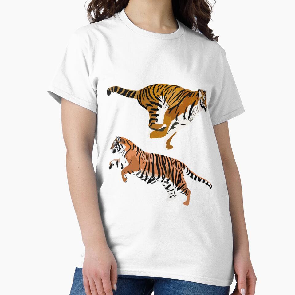 B is for Bengal Tiger,Bengal Tiger Artwork – Big Cat Illustration and Wildlife Design by PrettylittlepastelUk... (Image 2)