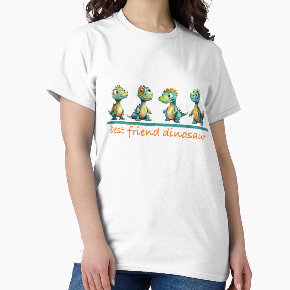 best friend dinosaur by DaYurada T-Shirts, Hoodie, Sweatshirt | BlankRebels.com (Image 2)