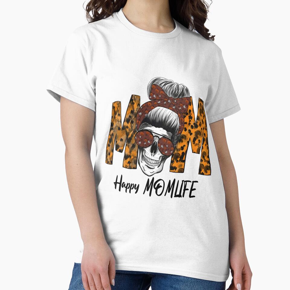 happy mom life by AJB ⭐⭐⭐⭐⭐✔️ T-Shirts, Hoodie, Sweatshirt | BlankRebels.com (Image 2)