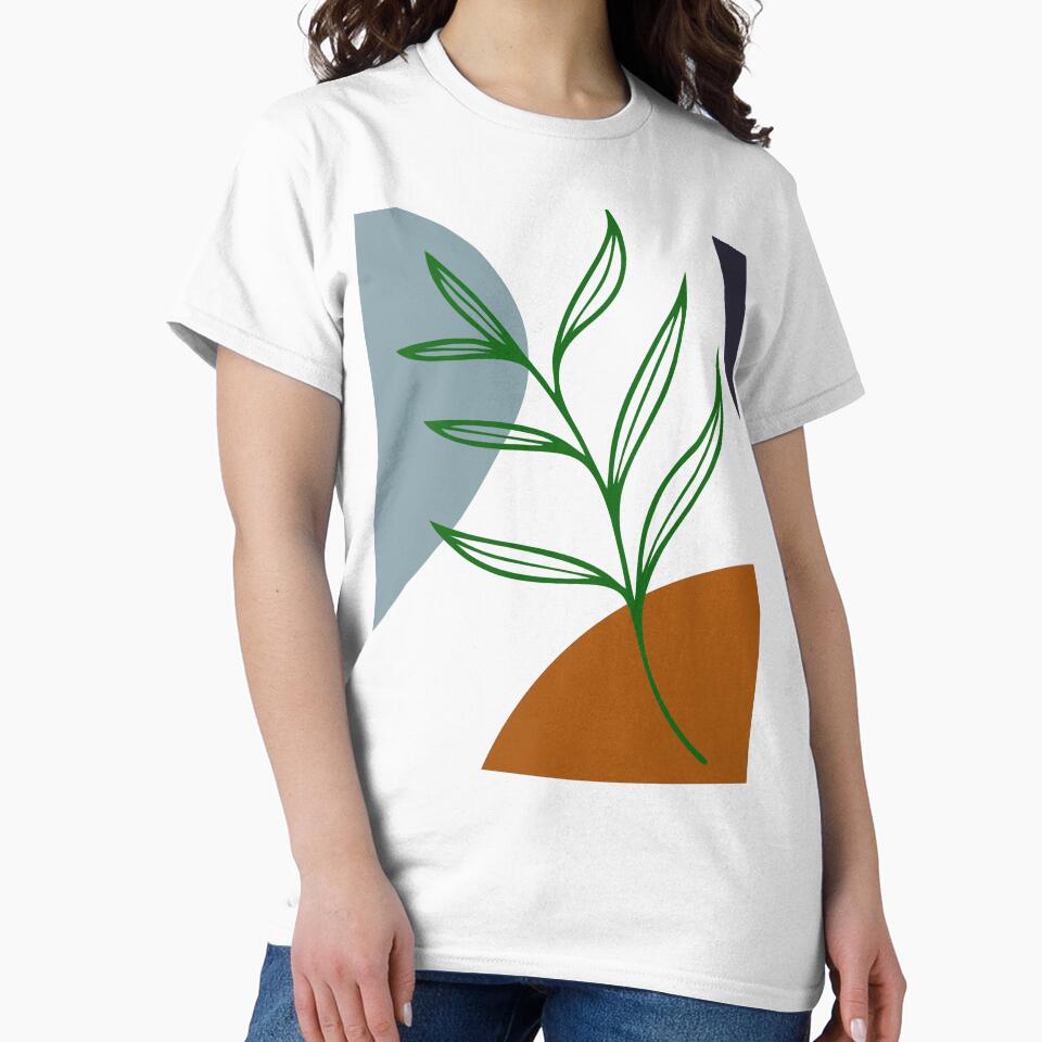 Boho Botanical Modern Minimal by sutja T-Shirts, Hoodie, Sweatshirt | BlankRebels.com (Image 2)