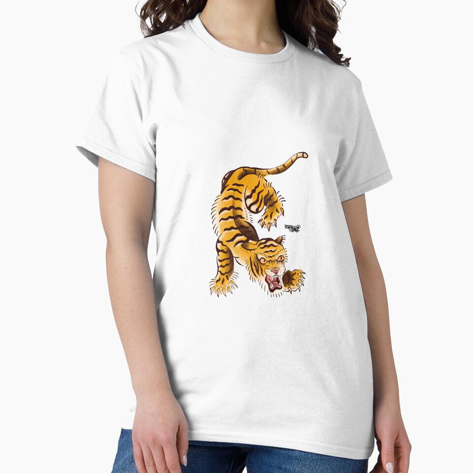 Crouching Tiger Tattoo Artwork T-Shirts, Hoodie, Sweatshirt