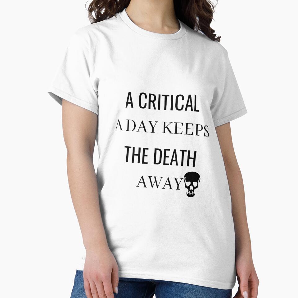 A Critical A Day Keeps The Death Away by printory T-Shirts, Hoodie, Sweatshirt | BlankRebels.com (Image 2)