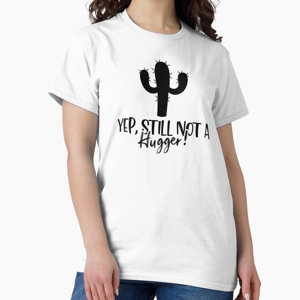 Funny Introvert - Still Not A Hugger by FallInLoveCo T-Shirts, Hoodie, Sweatshirt | BlankRebels.com (Image 2)