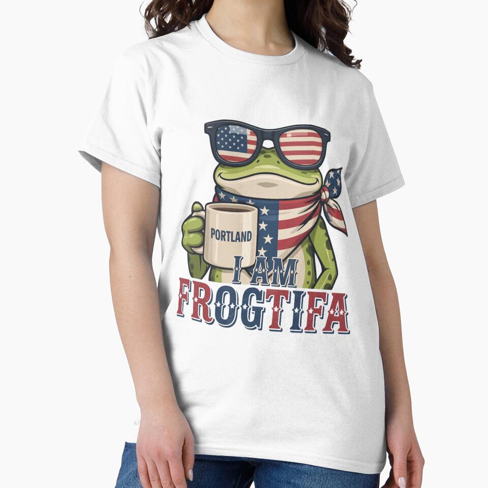 I Am Frogtifa Meme Frog Ribbit Revolution Portland by ArtPrestigeShop T-Shirts, Hoodie, Sweatshirt (Image 2)