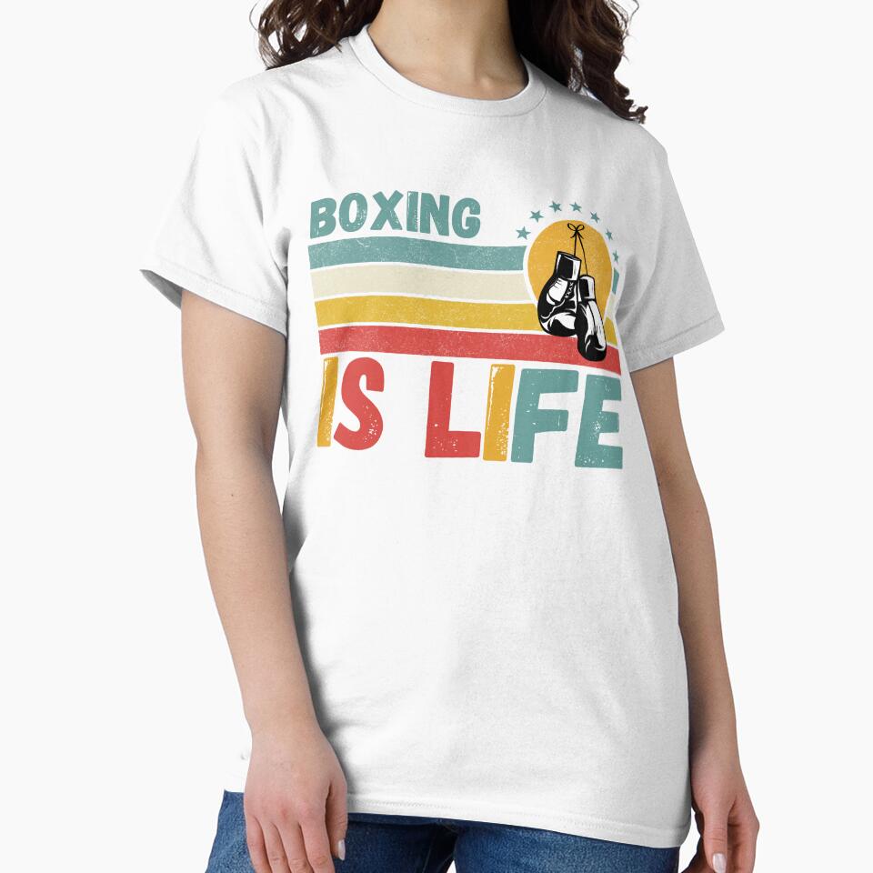 Boxing Is Life Boxing Lover Vintage by Nicet-shirt1