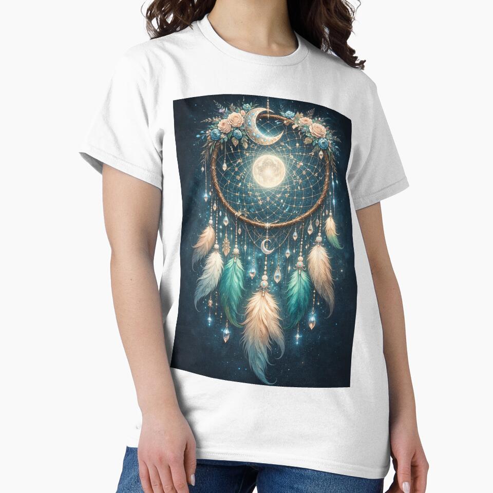 Celestial Dreamcatcher Art by DarkMoonSiren T-Shirts, Hoodie, Sweatshirt | BlankRebels.com (Image 2)