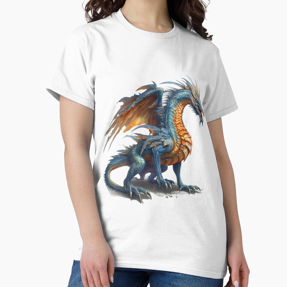 Blue Dragon by PCGDrawing T-Shirts, Hoodie, Sweatshirt | BlankRebels.com (Image 2)