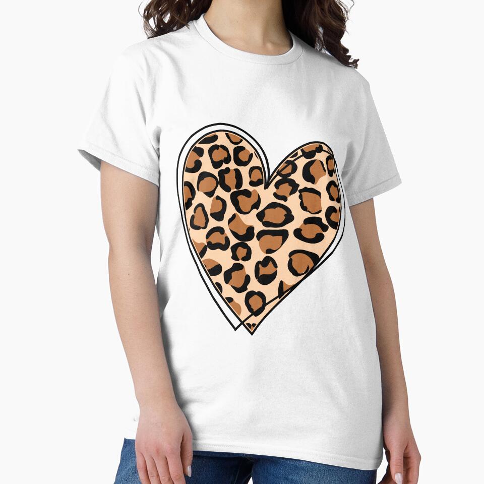 Leopard pattern  heart by sheelashop T-Shirts, Hoodie, Sweatshirt | BlankRebels.com (Image 2)