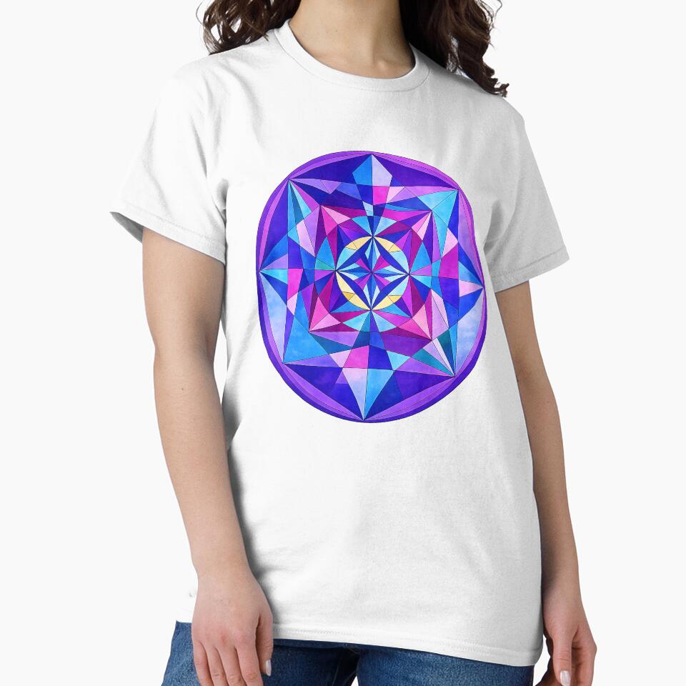 Moonlit Prism Mandala by ThatCoolArtTeacher