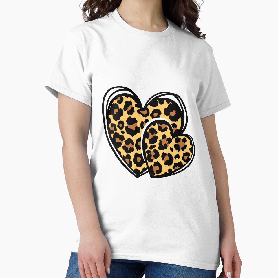 Twins leopard heart by sheelashop T-Shirts, Hoodie, Sweatshirt | BlankRebels.com (Image 2)