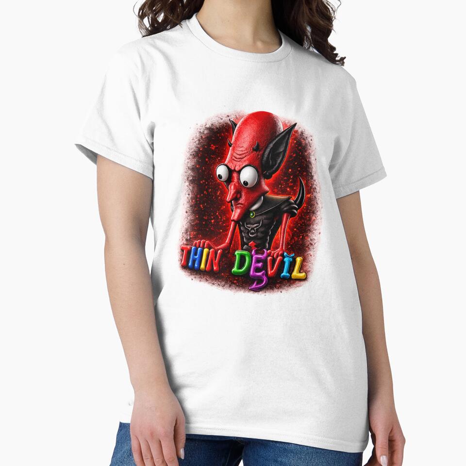 Thin Evil Devil Red Demon Graphic by GiftedInk