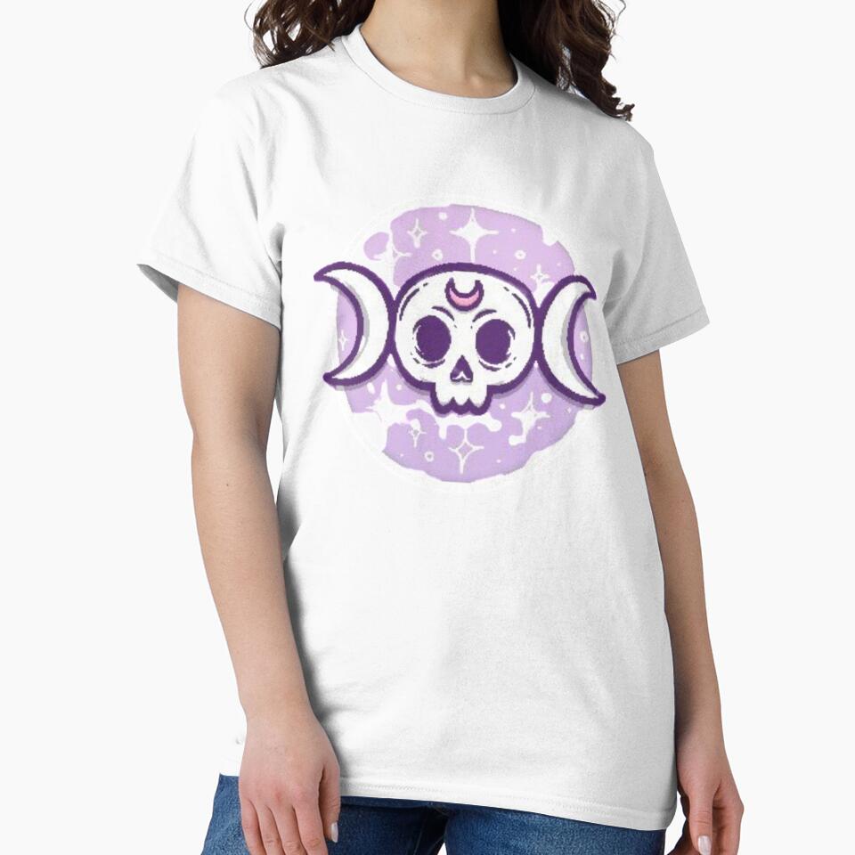 Kawaii Goth Moon Design by TRUUrbanApparel T-Shirts, Hoodie, Sweatshirt | BlankRebels.com (Image 2)