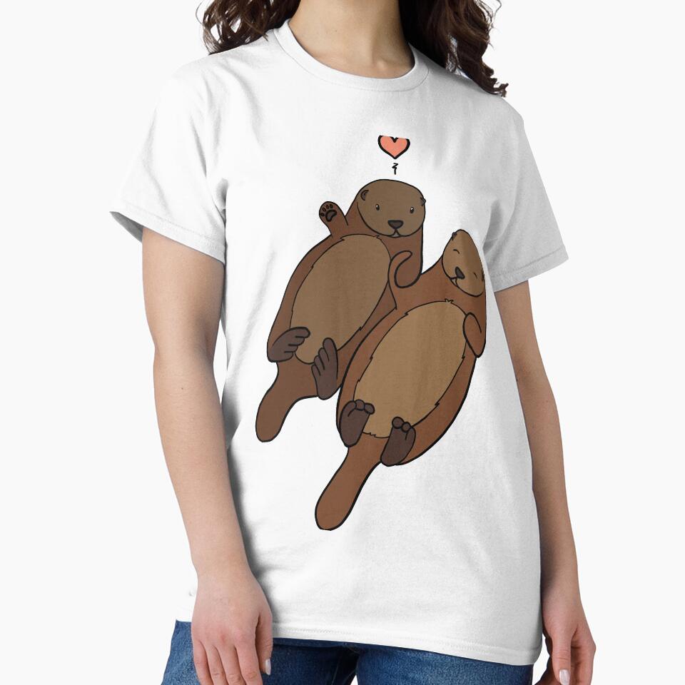 Otters in Love by OhJaye T-Shirts, Hoodie, Sweatshirt | BlankRebels.com (Image 2)