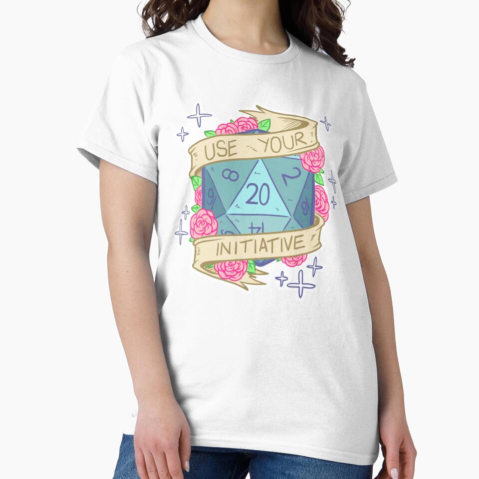 D20 - Use Your Initiative by JammyScribbler T-Shirts, Hoodie, Sweatshirt | BlankRebels.com (Image 2)