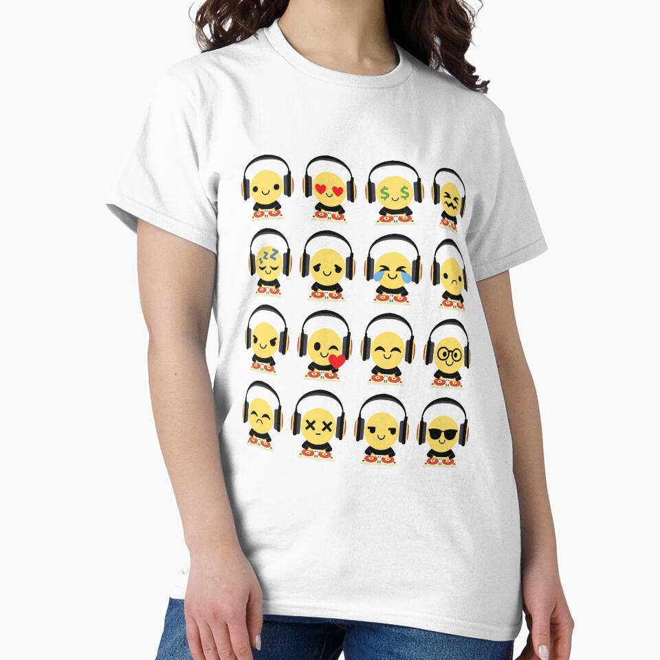 DJ Emoji by HippoEmo T-Shirts, Hoodie, Sweatshirt | BlankRebels.com (Image 2)