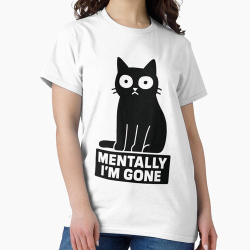 "Mentally Gone" by catastrocat T-Shirts, Hoodie, Sweatshirt | BlankRebels.com (Image 2)