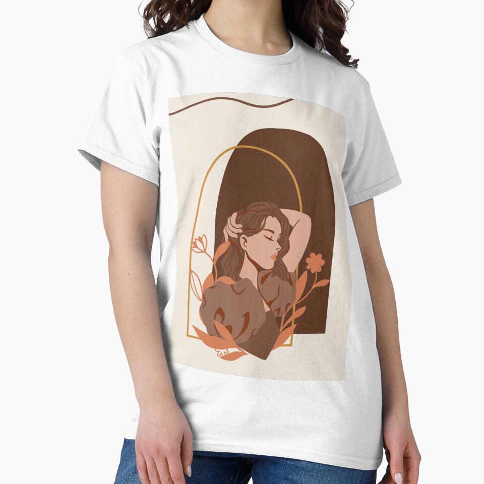 Boho Girl Art by Tshirtstory