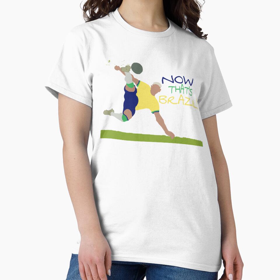 "Now That's Brazil!" football Richarlison Scissor kick illustration. by The Third House