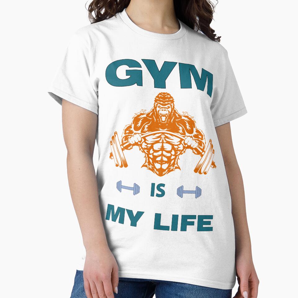 Gym is mmy life by Desibeau T-Shirts, Hoodie, Sweatshirt | BlankRebels.com (Image 2)