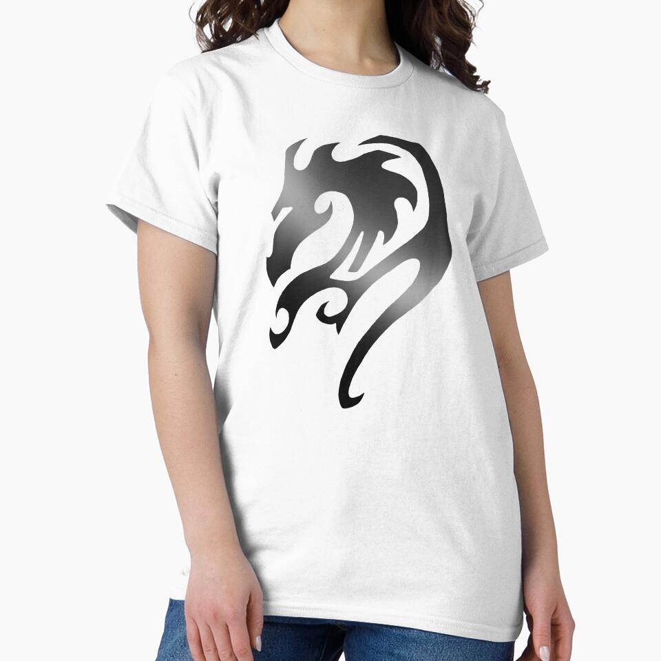 Dragon Stencil Silver by MQ-Dragons T-Shirts, Hoodie, Sweatshirt | BlankRebels.com (Image 2)