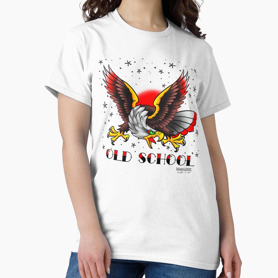 Traditional Eagle Tattoo by MetroInk T-Shirts, Hoodie, Sweatshirt | BlankRebels.com (Image 2)